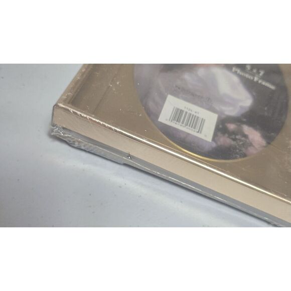 Vintage Intercraft Shadowbox Picture Frame-5x7" Oval Metal Tabletop & Wall NEW - Picture 8 of 11